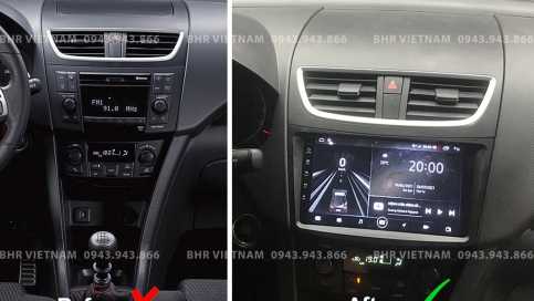 Màn hình DVD Android xe Suzuki Swift 2014 - 2018 | Gotech GT8 